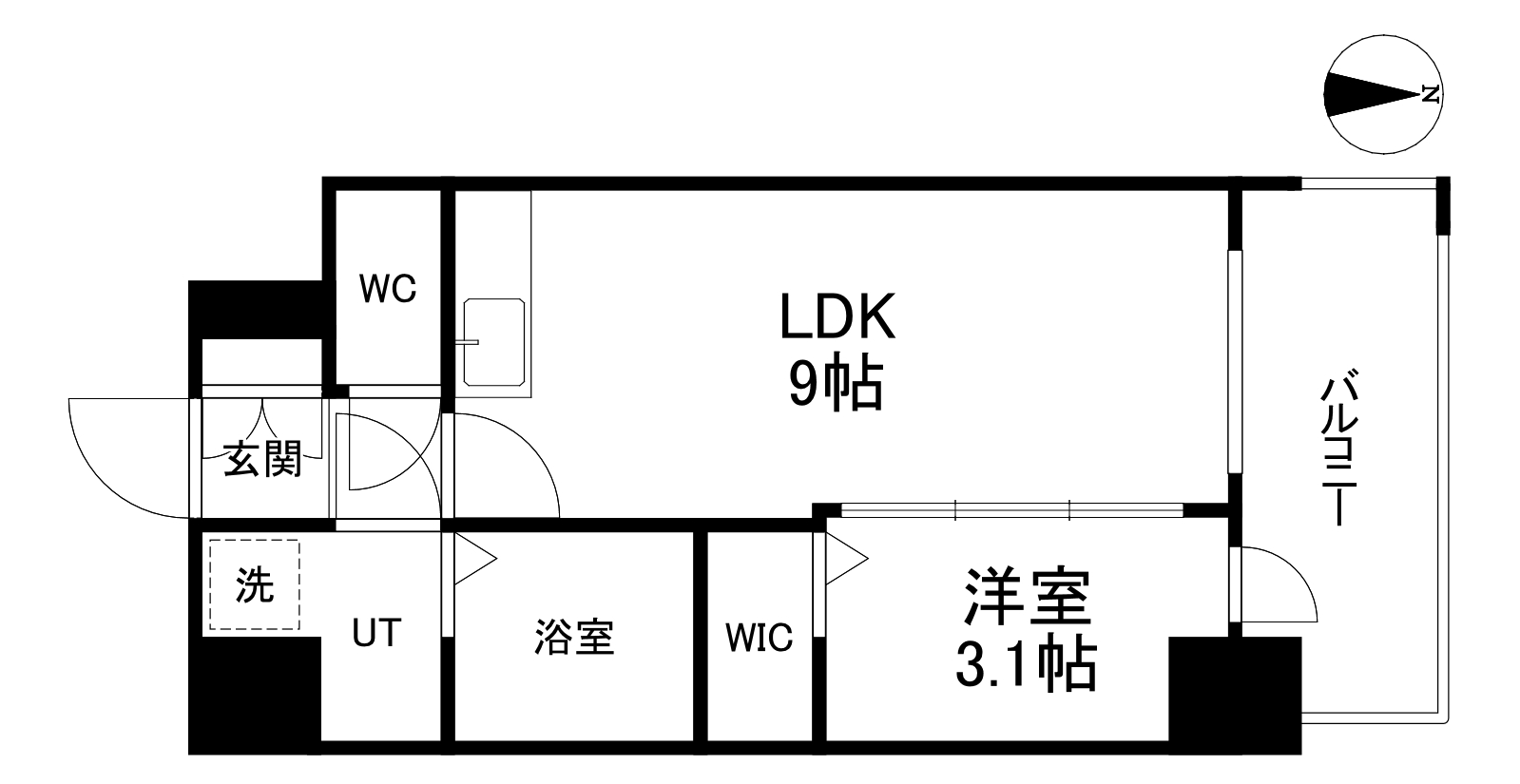 エスグランデ難波グランツ(旧:ミラージュパレス難波グランツ)の間取り