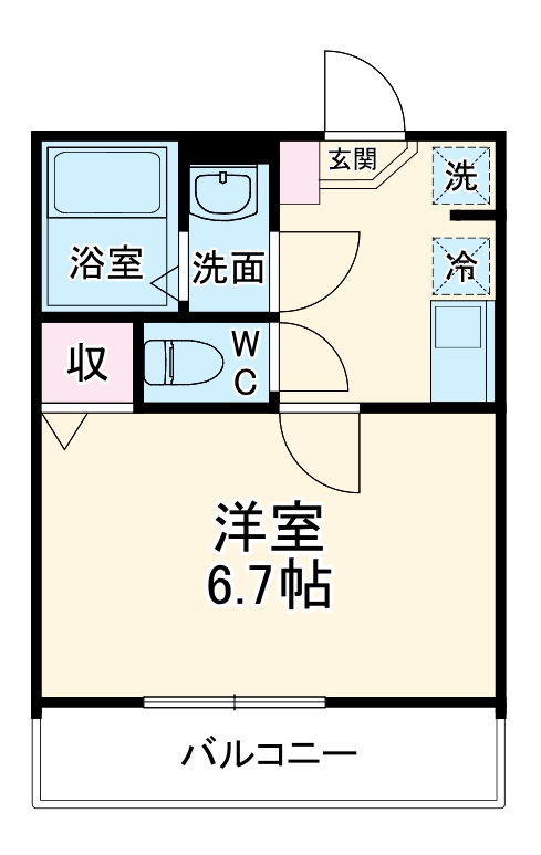 MELDIA京成船橋の間取り