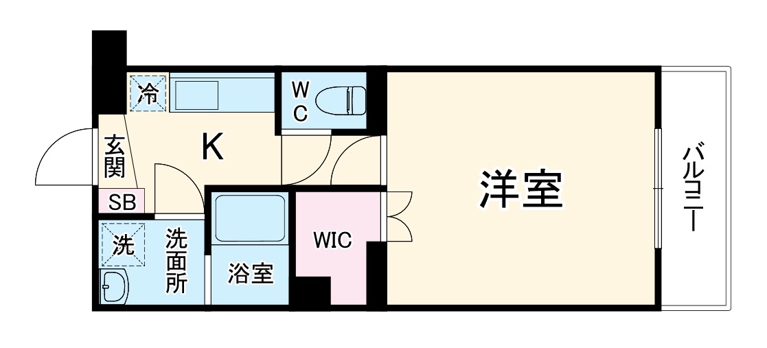 ヴィガラス川成新町の間取り
