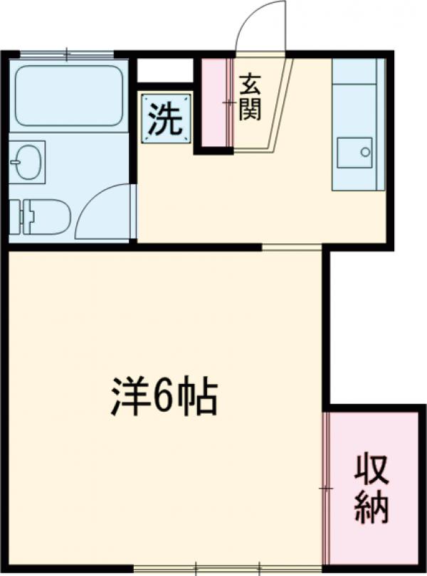 コーポすずきの間取り