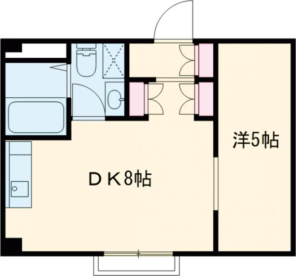 スカイロード常盤の間取り