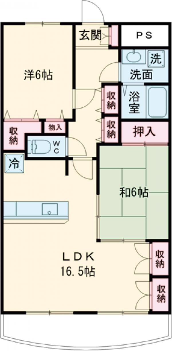 リラヴェルドミールの間取り