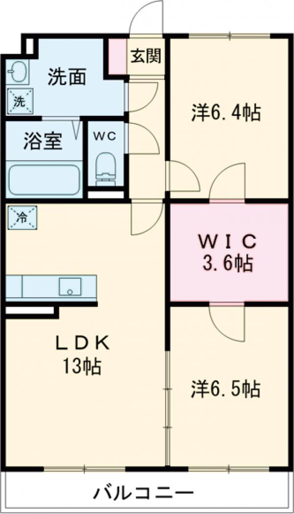 グランヴィータBの間取り