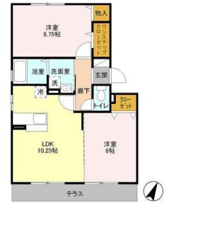 グラシューズⅠの間取り