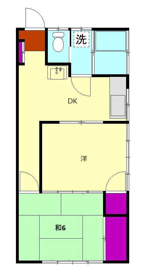 親和荘3号棟の間取り