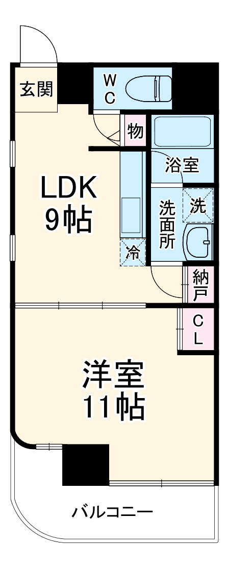カーザペルラの間取り