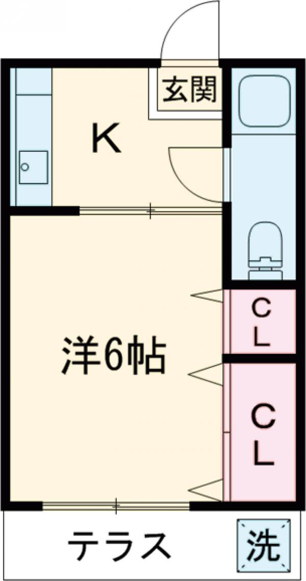 中伸荘の間取り