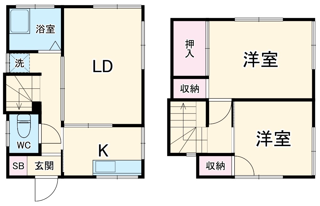 北与野戸建の間取り