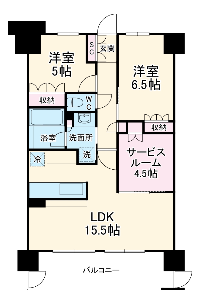 ラフィシア上前津の間取り