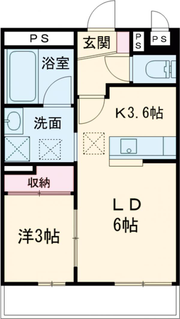 ノッティングヒルの間取り