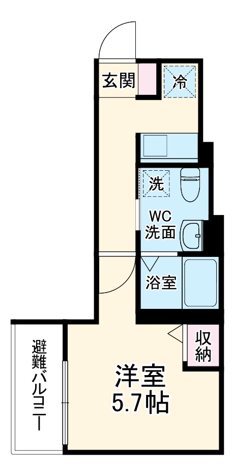 ポラ ステラ大和の間取り