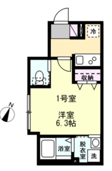 ポラ ステラ大和の間取り