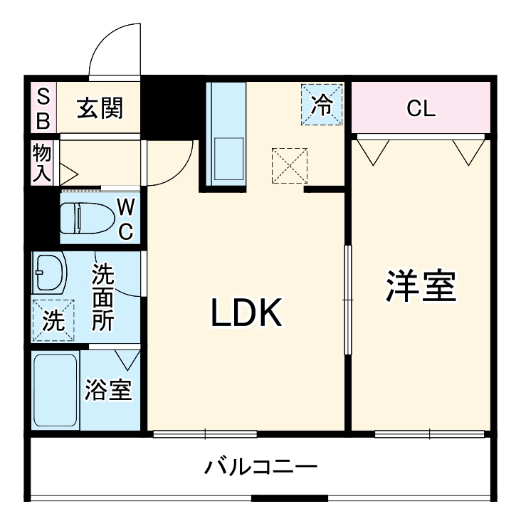 リーブルファイン風渡野の間取り