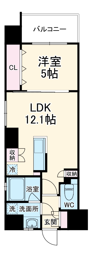 K CLASSY IMAIKEの間取り