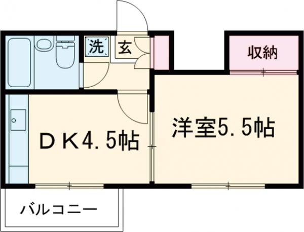 マンションフロールⅠの間取り