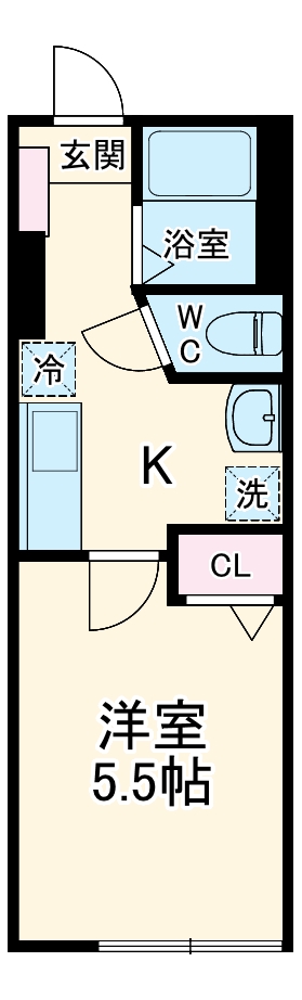 ベイルーム湘南台の間取り