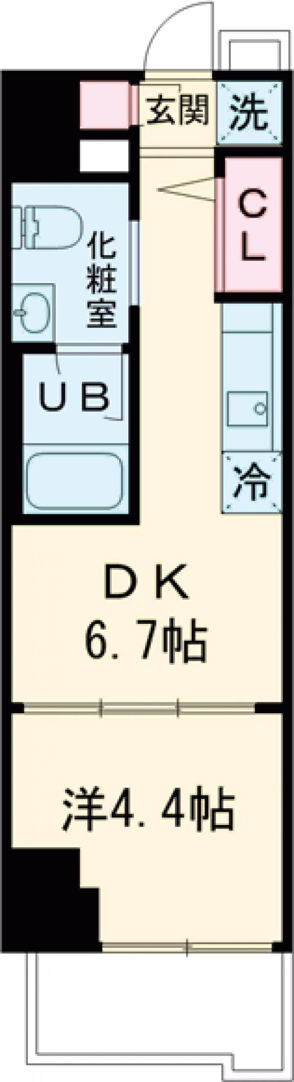 マテリア綾瀬の間取り