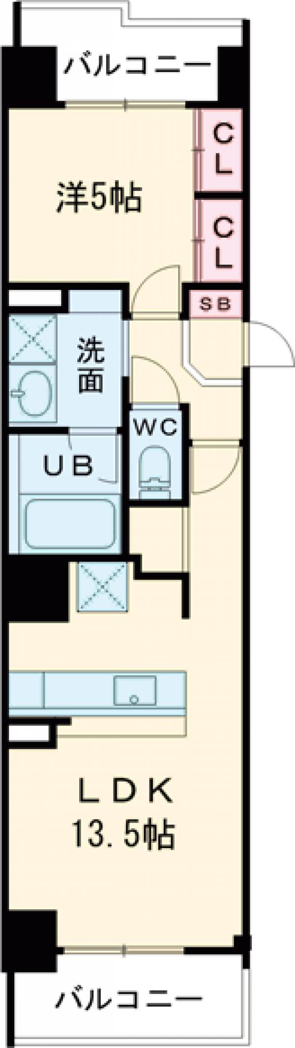シーズンフラッツ武蔵小山の間取り