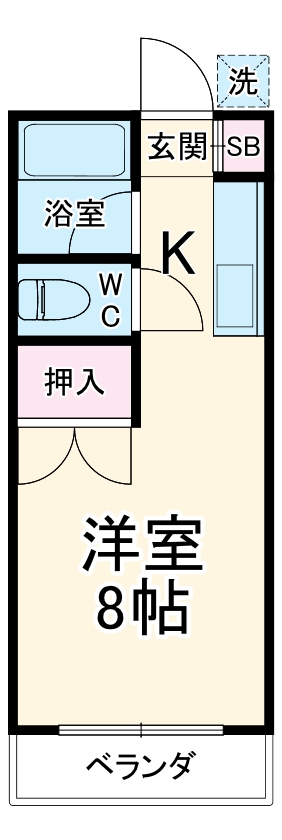 αNEXT本郷第2の間取り