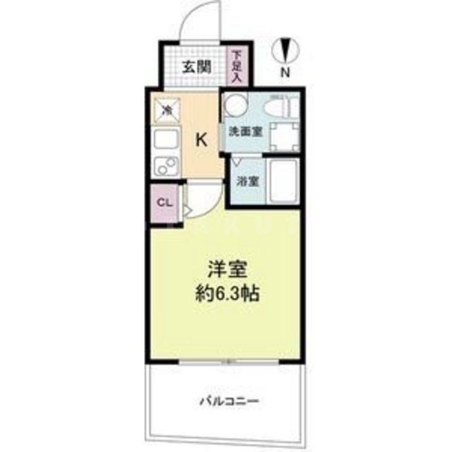 セレニテ江坂ルフレの間取り