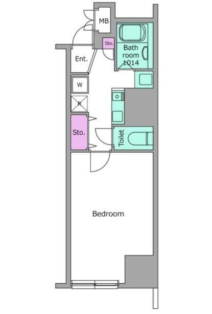 パークフラッツ西早稲田の間取り