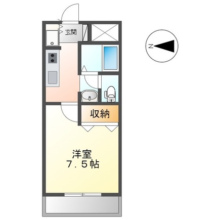 セジュール川部Ⅱの間取り