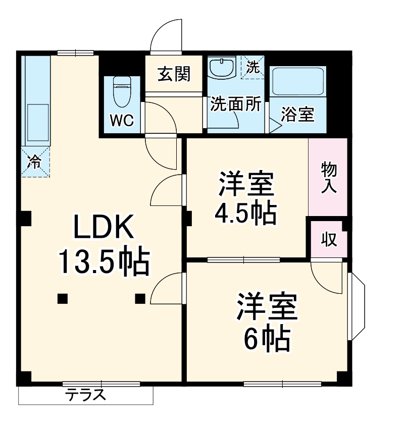 エルディム希望の間取り