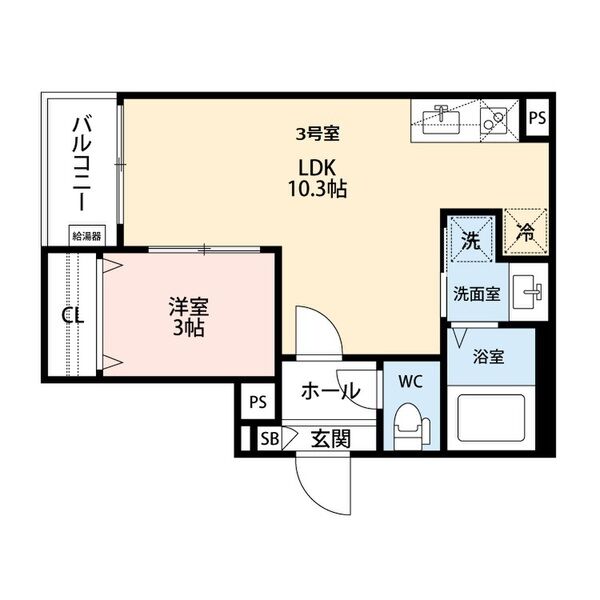 GRANDBLUE kumaidenⅠの間取り