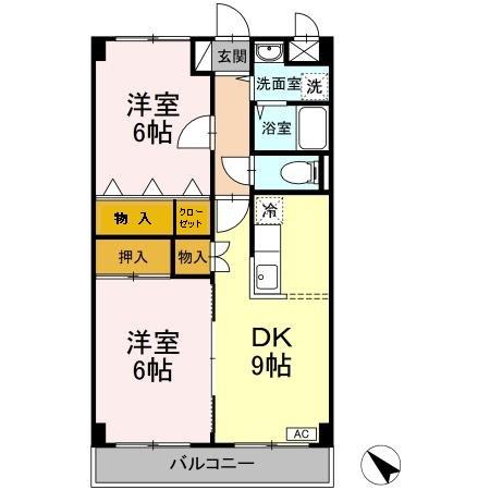 クレッセの間取り