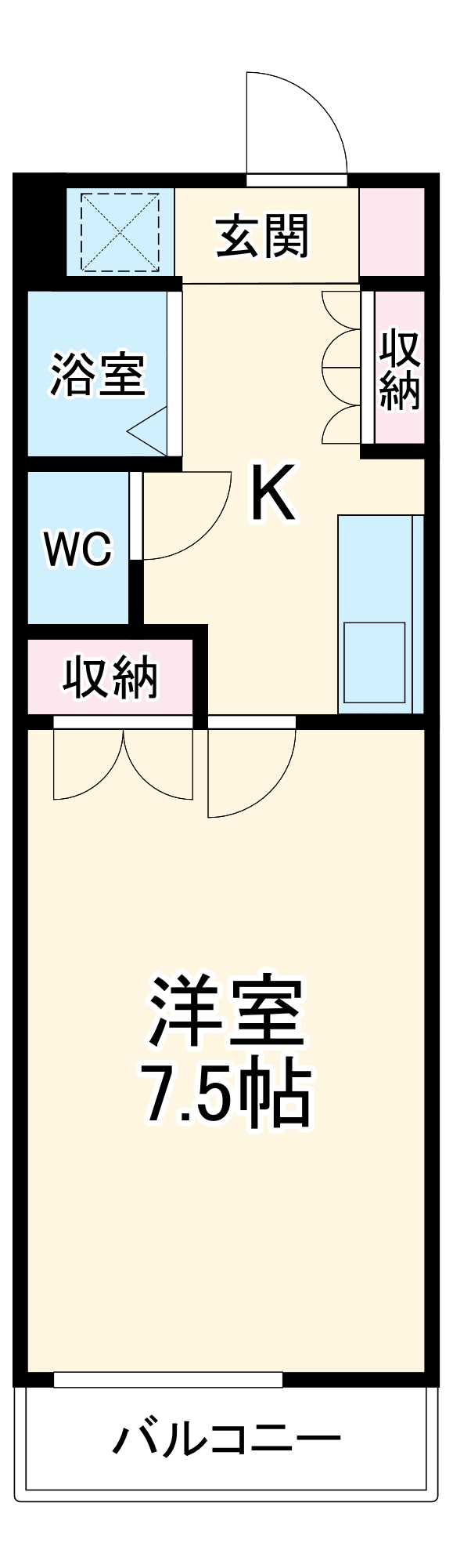 アミューズコートの間取り