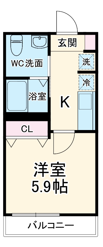 キャメル蕨錦町の間取り