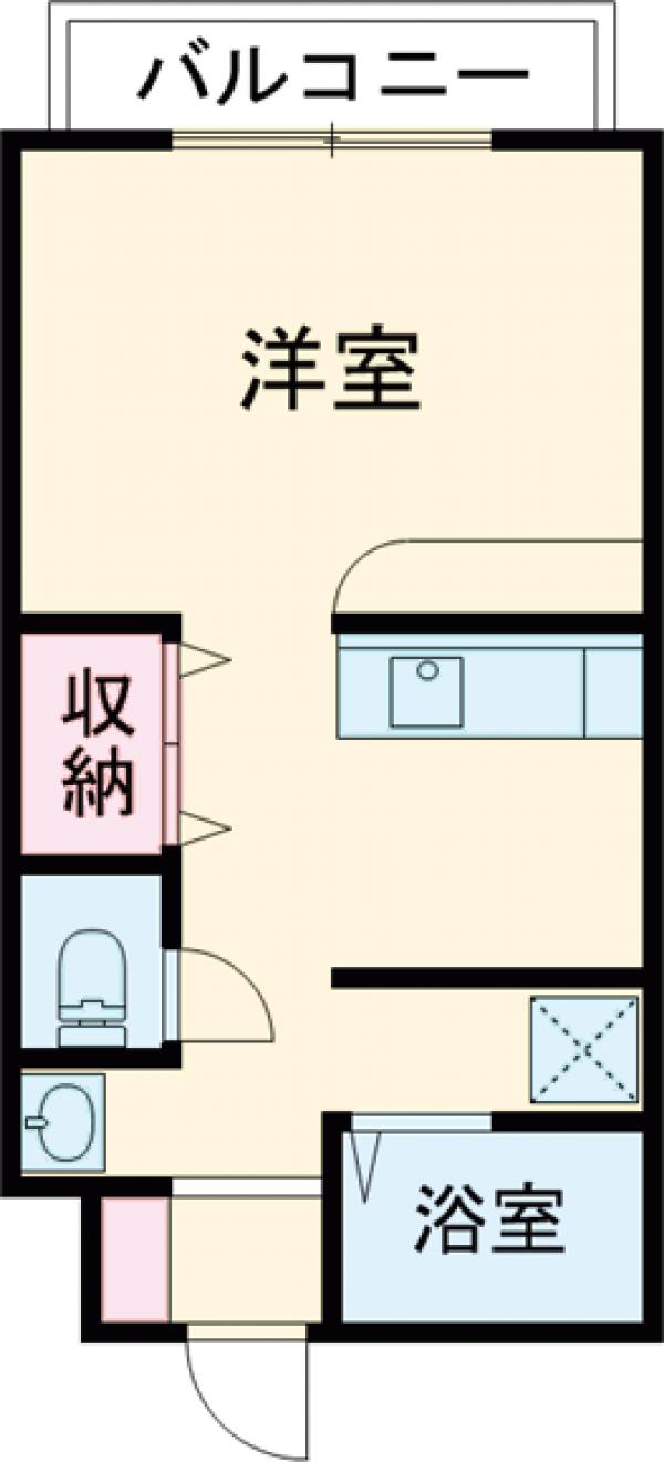 ニューウイングHASEBE B棟の間取り