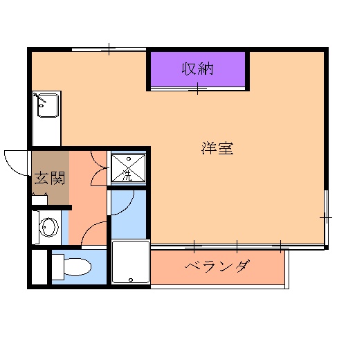 フルール御幸の間取り