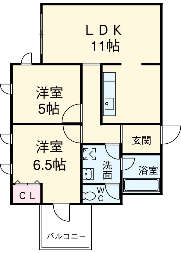 カーサ鹿沼台の間取り