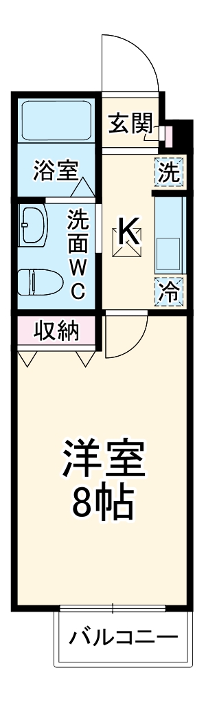 サンモール・Kの間取り