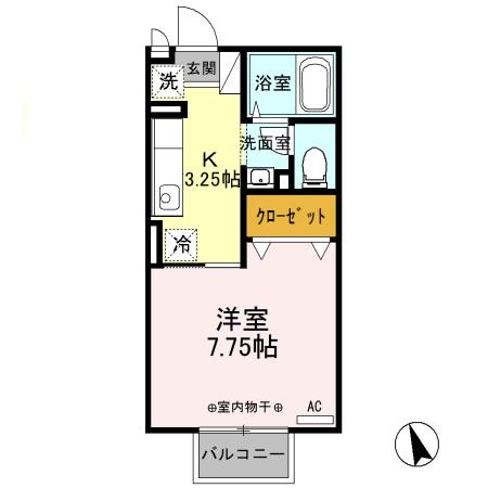 サンビレッジ足利の間取り