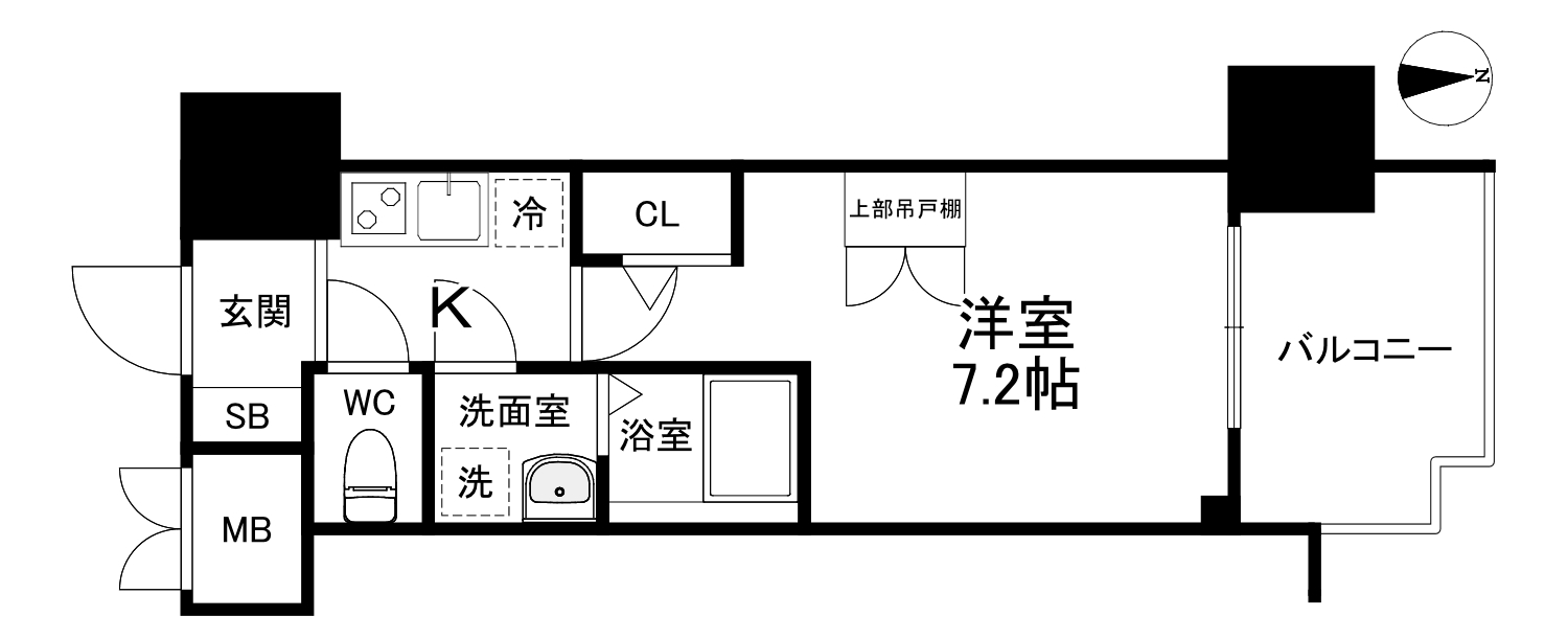 セレニテ本町東リアンの間取り