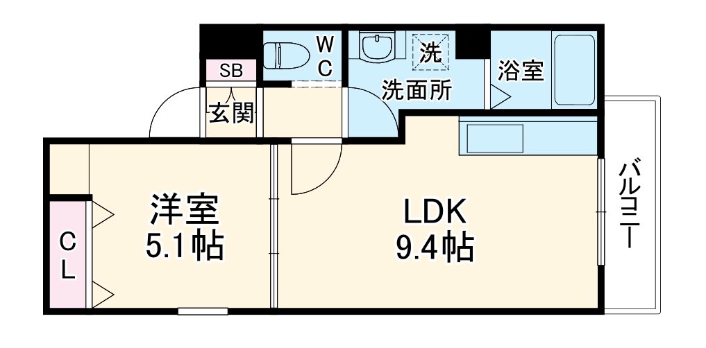 プリヴェ豊中曽根の間取り
