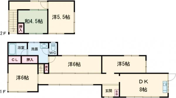シャローム東町の間取り