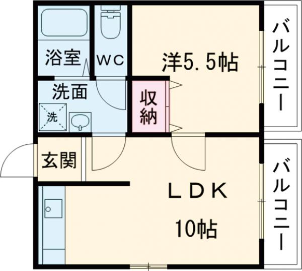 リーフガーデニアの間取り