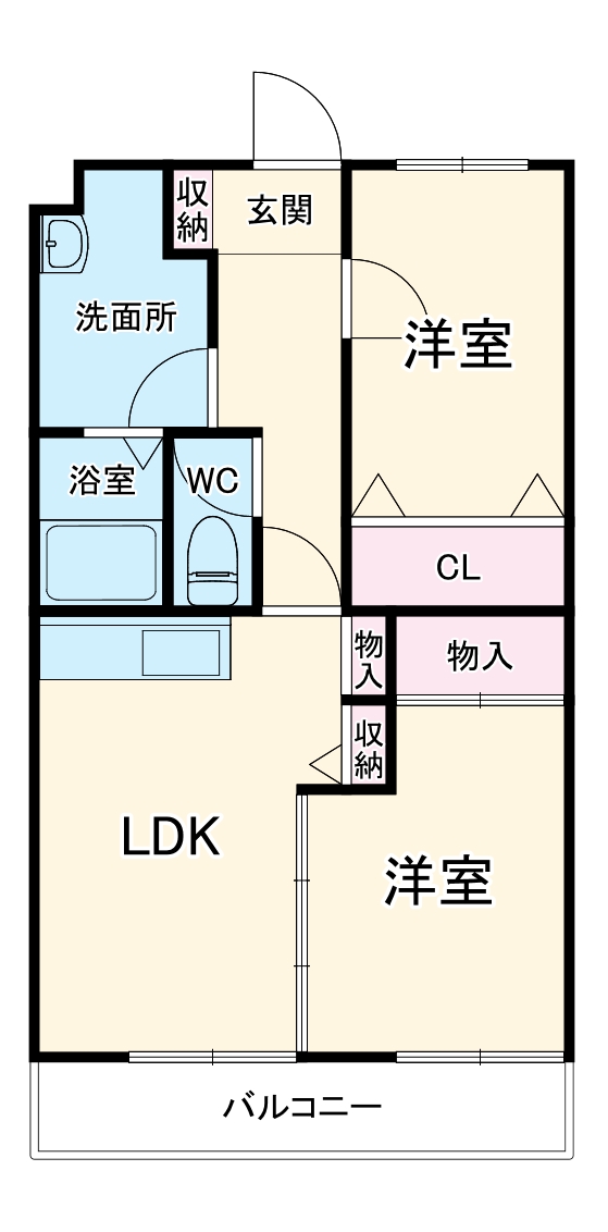 ヴィラリバーサイドの間取り