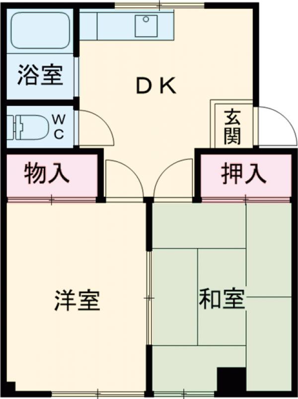 アーバンハイツ米ノ井の間取り