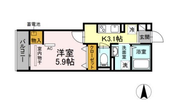 OKUEⅡの間取り