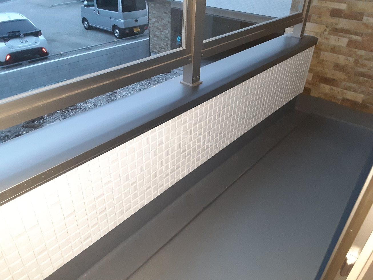 12/27 バルコニー