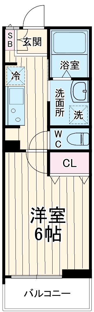 MELDIA八千代台Ⅱの間取り
