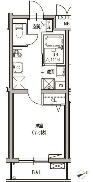 MDM早稲田の間取り