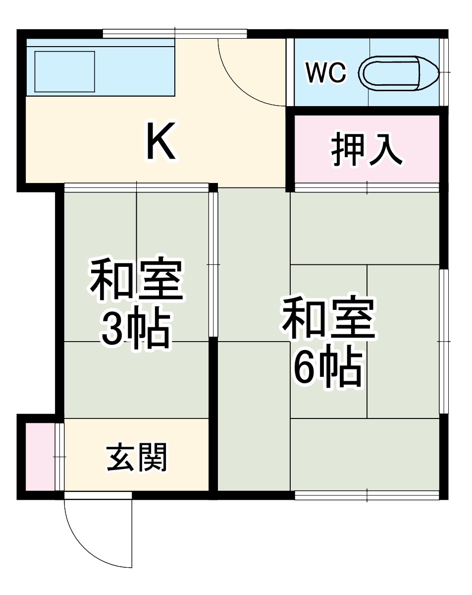 久野荘の間取り