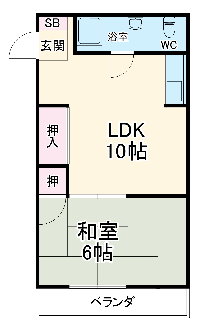 若葉ハイツの間取り