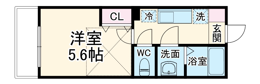 CloudNine中山の間取り