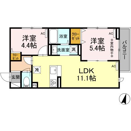 グラナーデ篠崎町の間取り